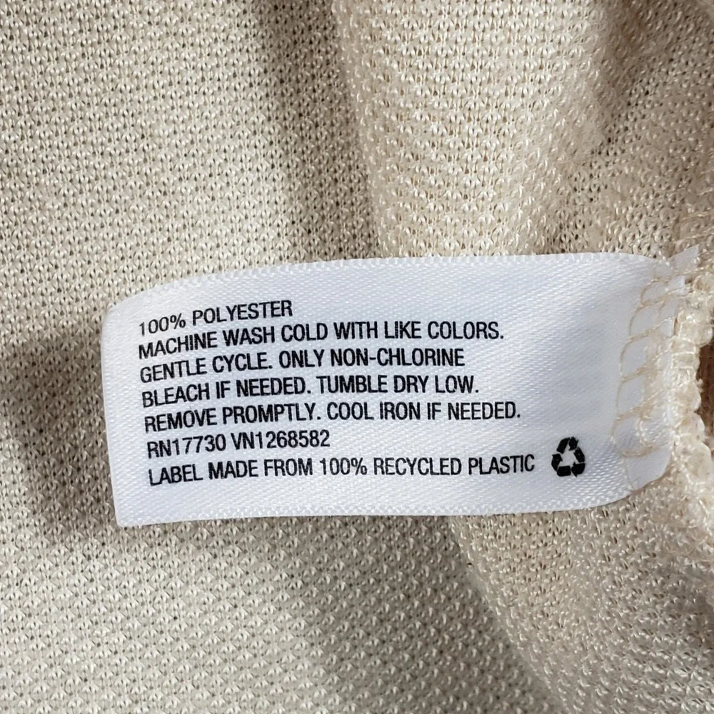 Ava & Viv 3X Plus Cream Fleece Pullover Sweater Mock Neck Cozy‎ Loungewear